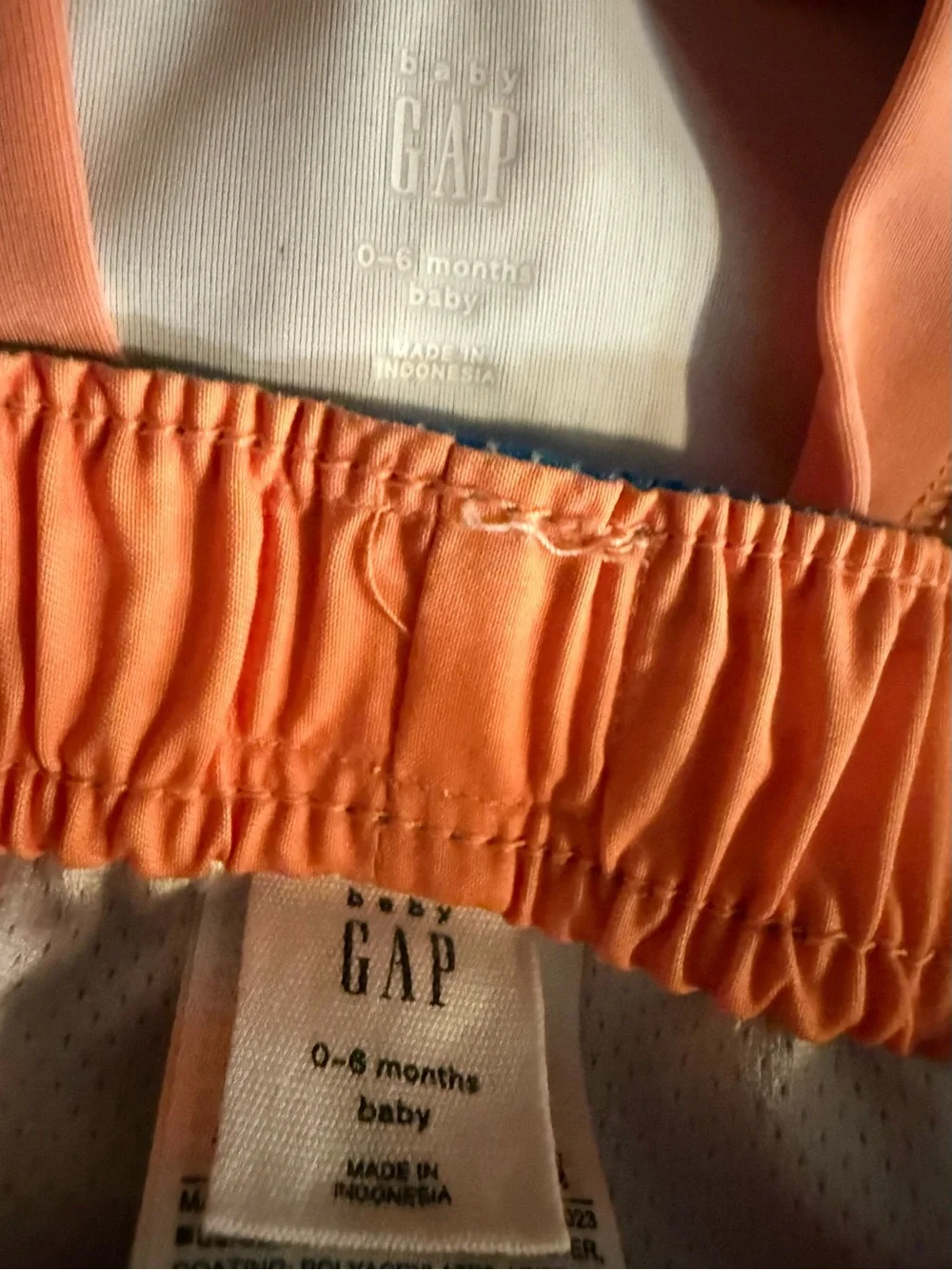 GAP Blue & Peach Octopus Rashguard Swim Set